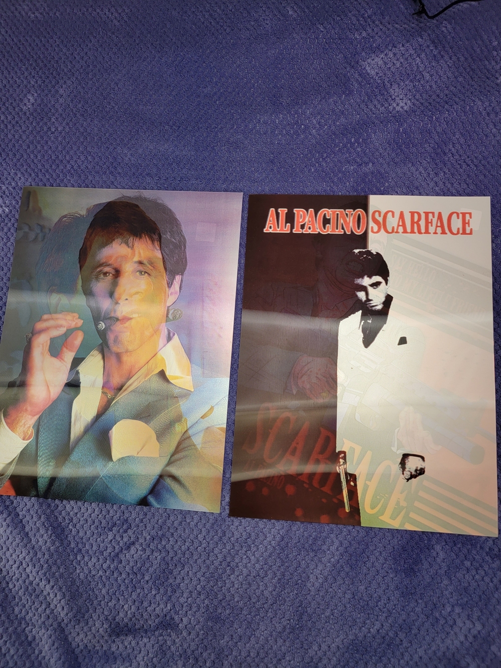 Al Pacino/Scarface Holographic Poster Set